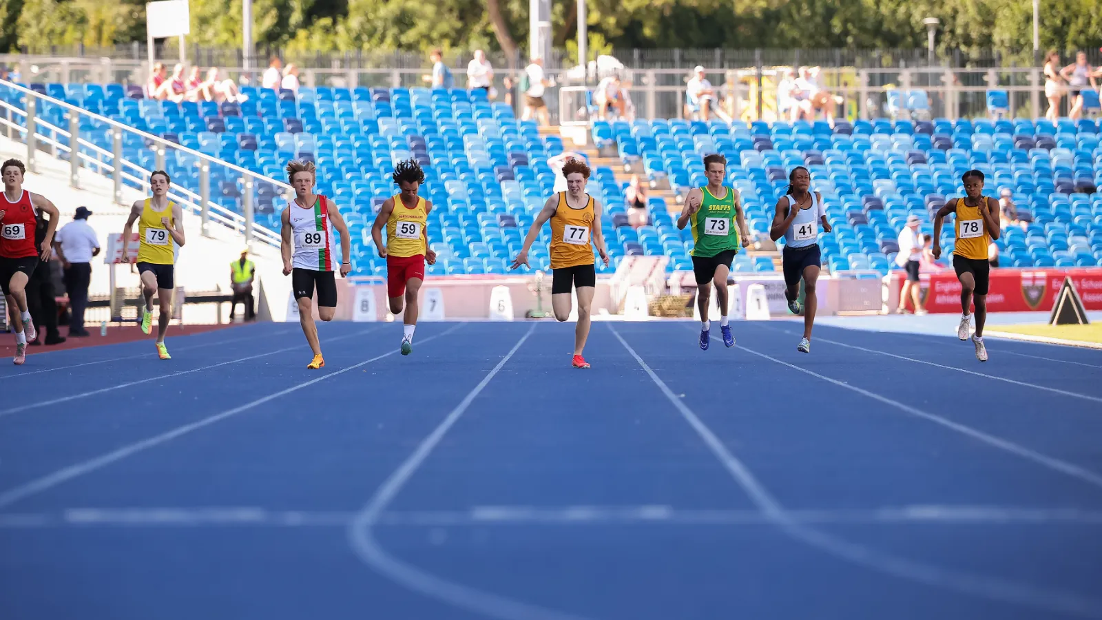 Tommaso Crosara captures the English Schools Junior Boys 300m title, showcasing talent and determination with a remarkable personal best.