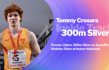 Tommy Claims 300m Silver as SpeedPro Athletes Shine at Indoor Nationals.