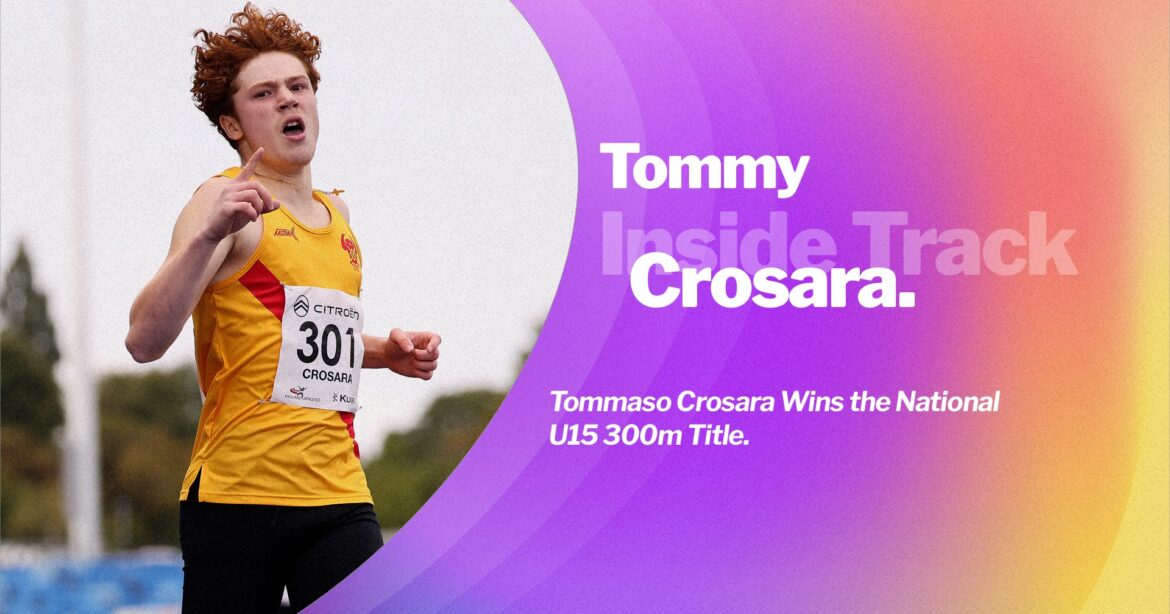 Tommaso Crosara Wins the National U15 300m Title.