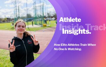 Young athlete training alone on a track, representing the unseen work behind elite performance.