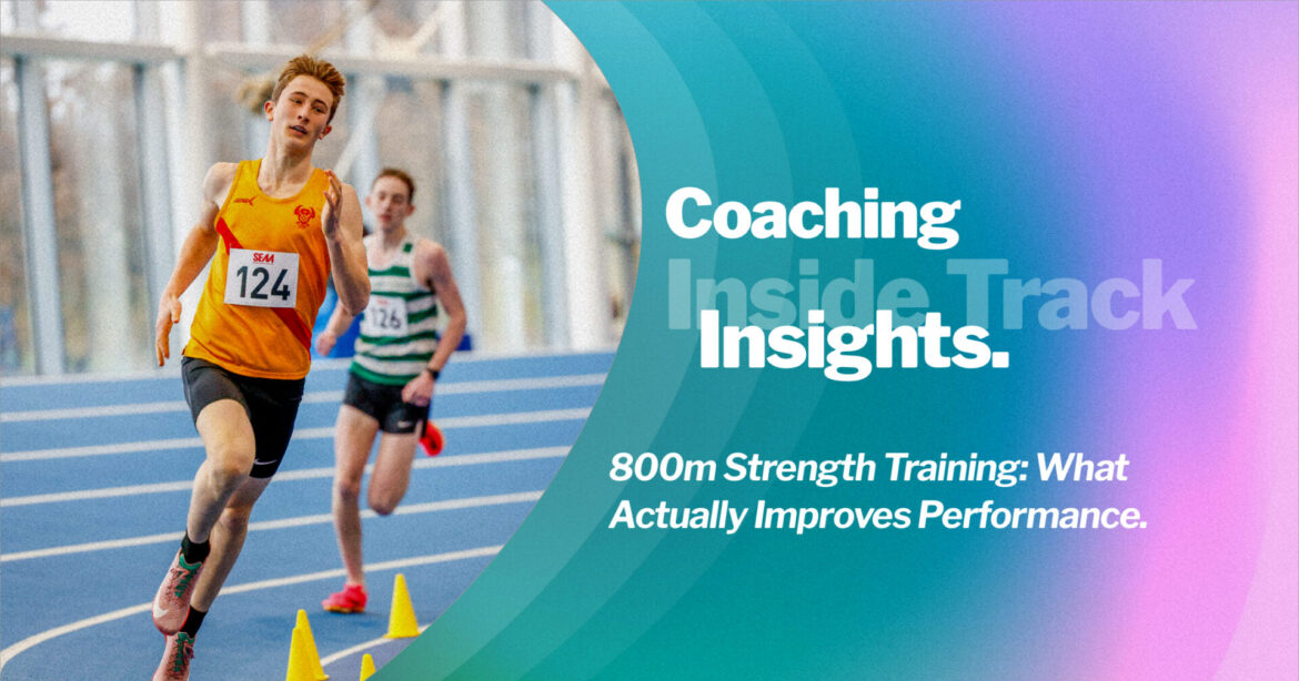 Athletes are completing strength-based training to support 800m performance under SpeedPro coaching in Wimbledon.