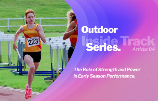 Athletes are completing structured strength and power exercises as part of early outdoor season preparation at SpeedPro in Wimbledon.