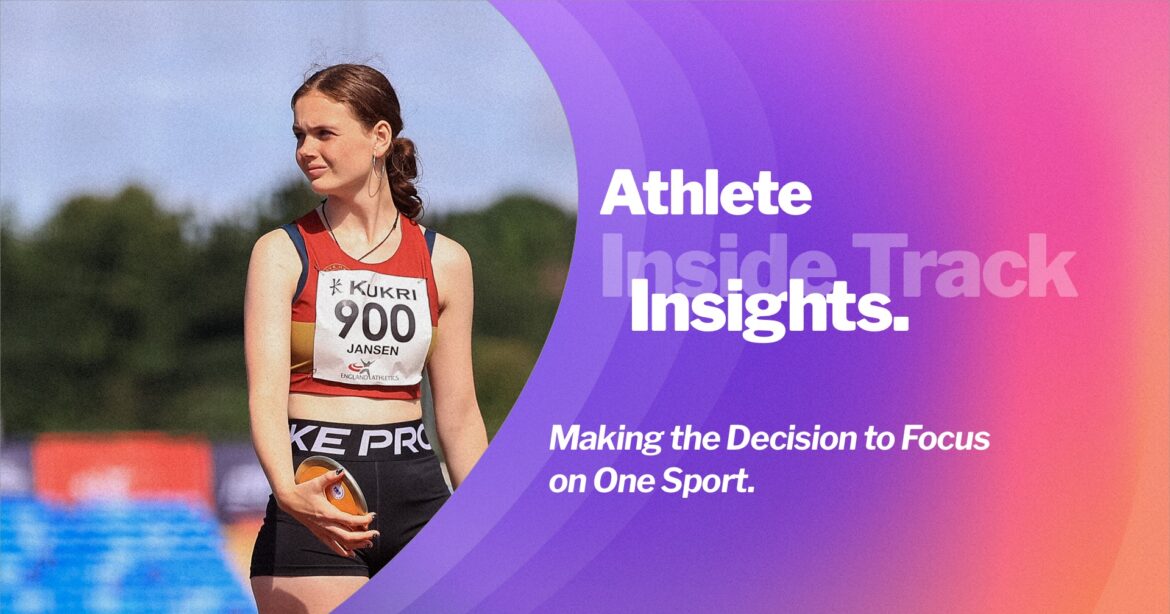 Focusing on one sport is never an easy choice for young athletes. Neva Jansen shares how dedication and commitment helped her boost her athletic performance.