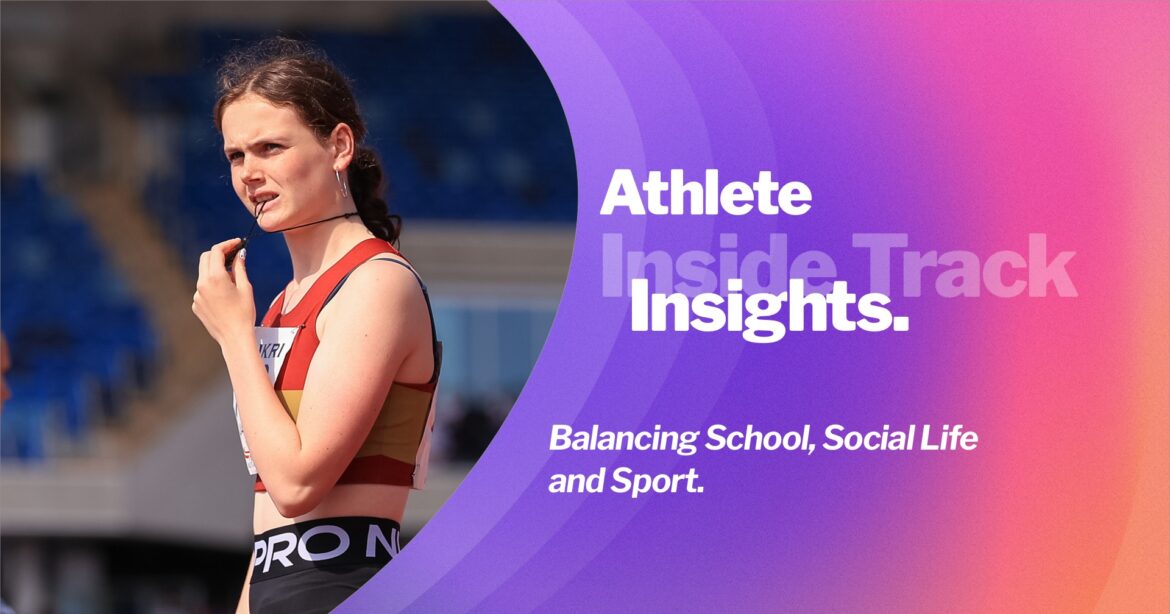 Neva Jansen explains the importance of balancing sport, school, and social life for young athletes who aim for long-term success.